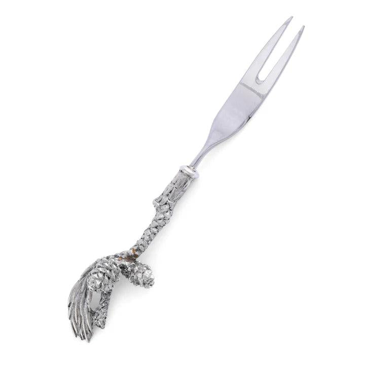 Pewter Pinecone Hors d'oeurve Fork-Home/Giftware-Kevin's Fine Outdoor Gear & Apparel