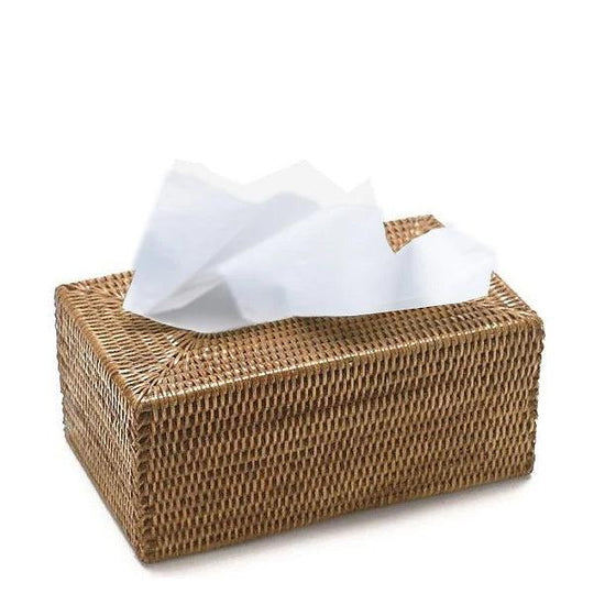 Wicker Flat Tissue Box-Home/Giftware-Kevin's Fine Outdoor Gear & Apparel
