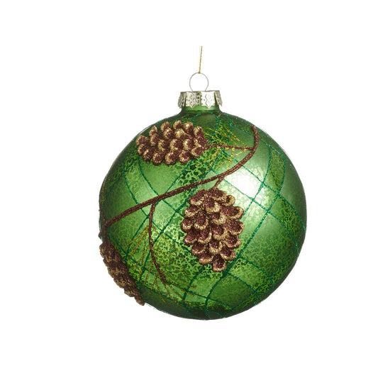 5" Mercury Glass Pinecone Ball Ornament-Home/Giftware-Kevin's Fine Outdoor Gear & Apparel
