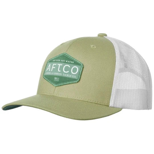 Aftco Transfer Trucker Cap-Men's Accessories-Khaki-ONE SIZE-Kevin's Fine Outdoor Gear & Apparel