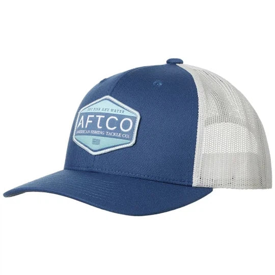 Aftco Transfer Trucker Cap-Men's Accessories-Navy-ONE SIZE-Kevin's Fine Outdoor Gear & Apparel