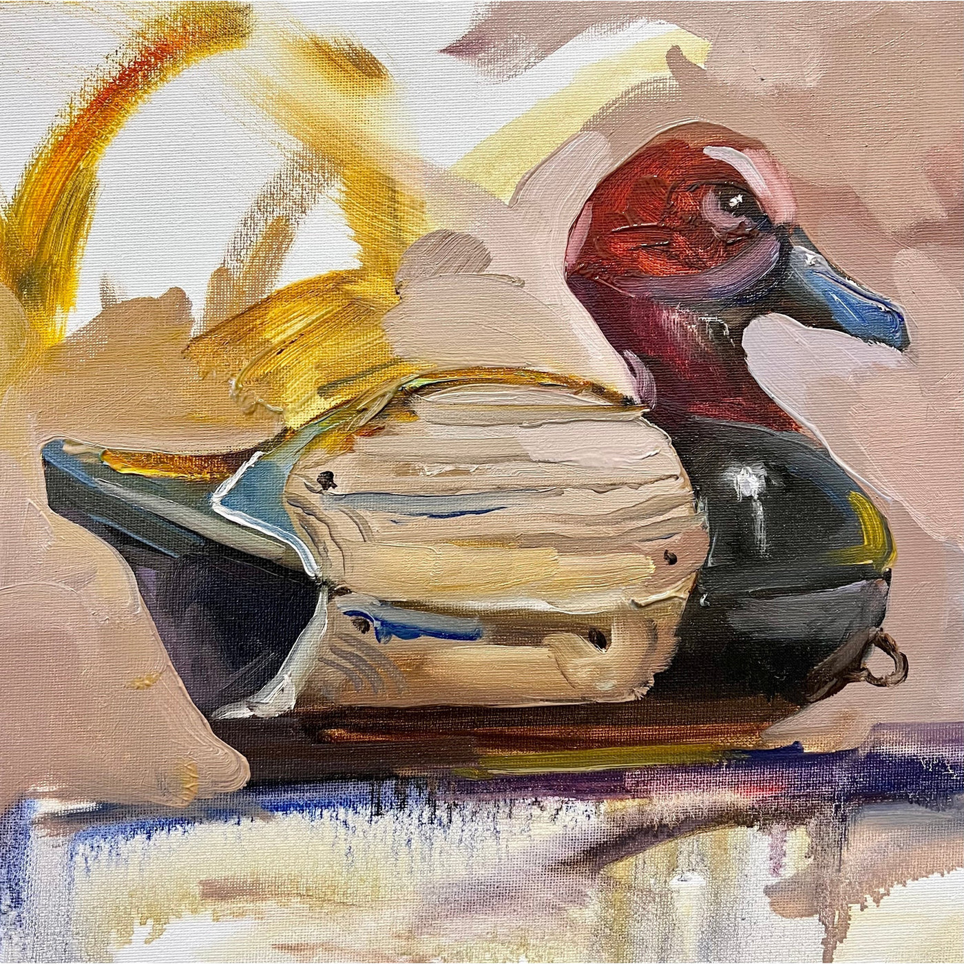 "Hand Carved Decoy" Painting by Dirk Walker-Home/Giftware-Kevin's Fine Outdoor Gear & Apparel