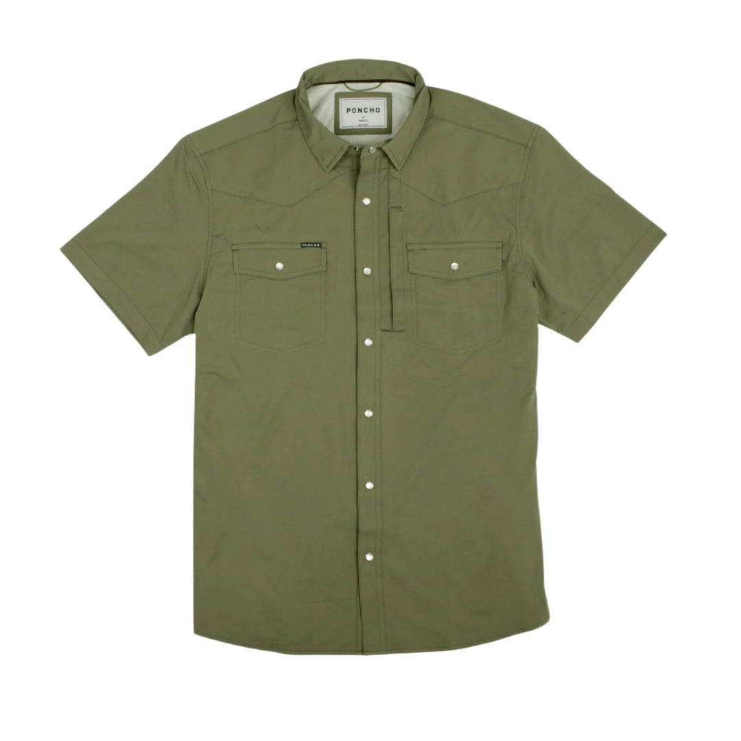 Poncho The Sabine Western Short Sleeve Shirt-Men's Clothing-Kevin's Fine Outdoor Gear & Apparel
