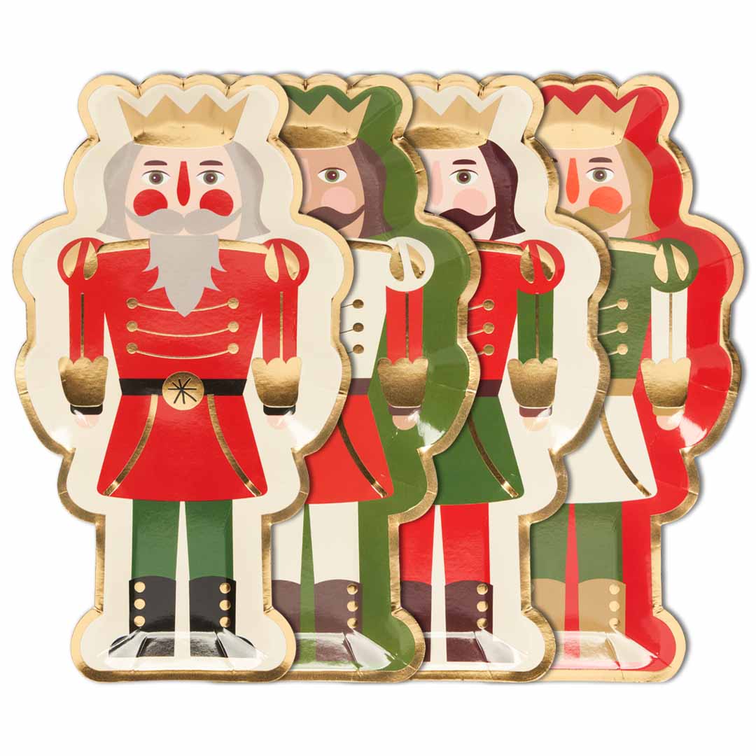 Sophistiplate Nutcracker Christmas Salad Plate Assorted-Home/Giftware-Kevin's Fine Outdoor Gear & Apparel