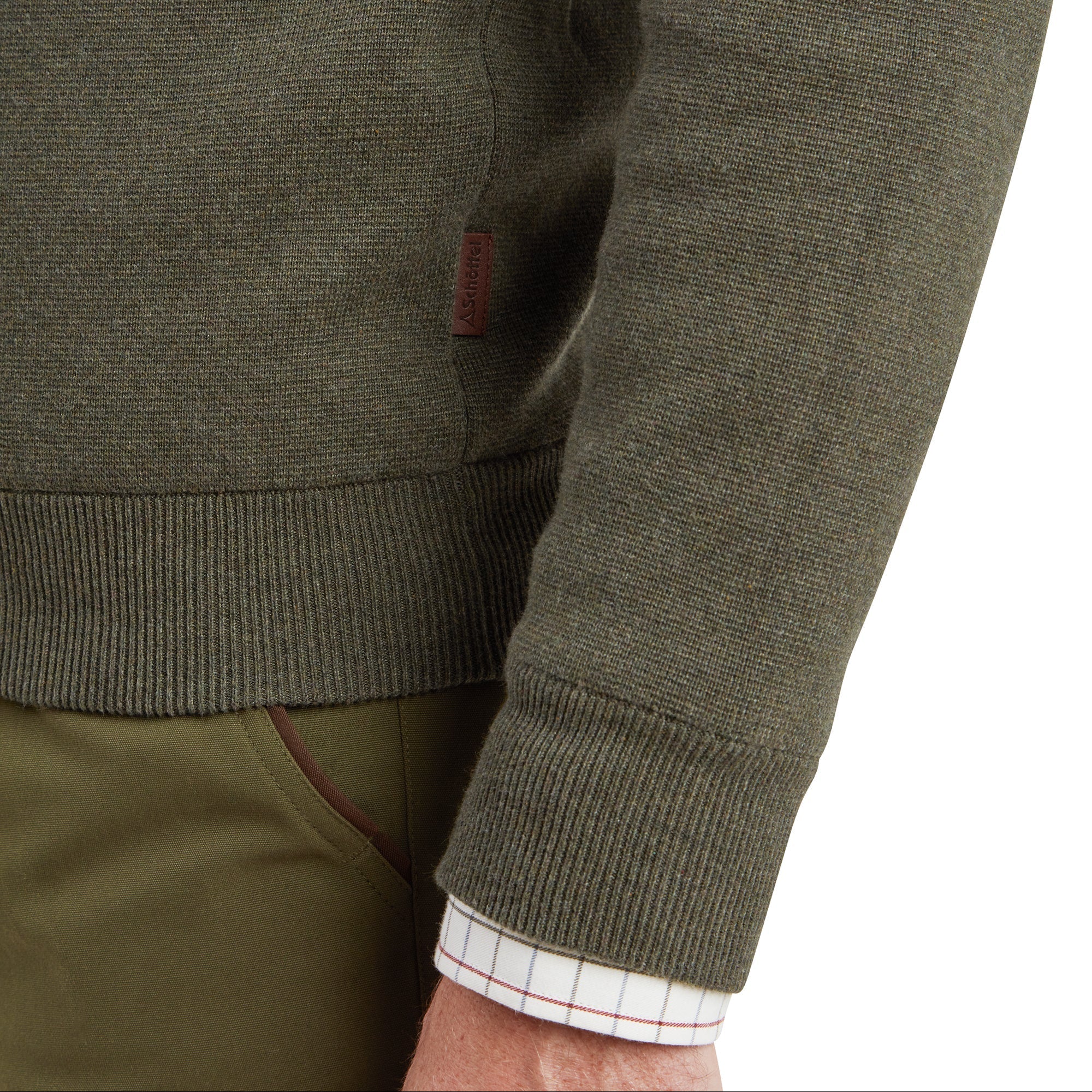 Schoffel Men's Lambswool Windstop 1/4 Zip | Kevin's Catalog