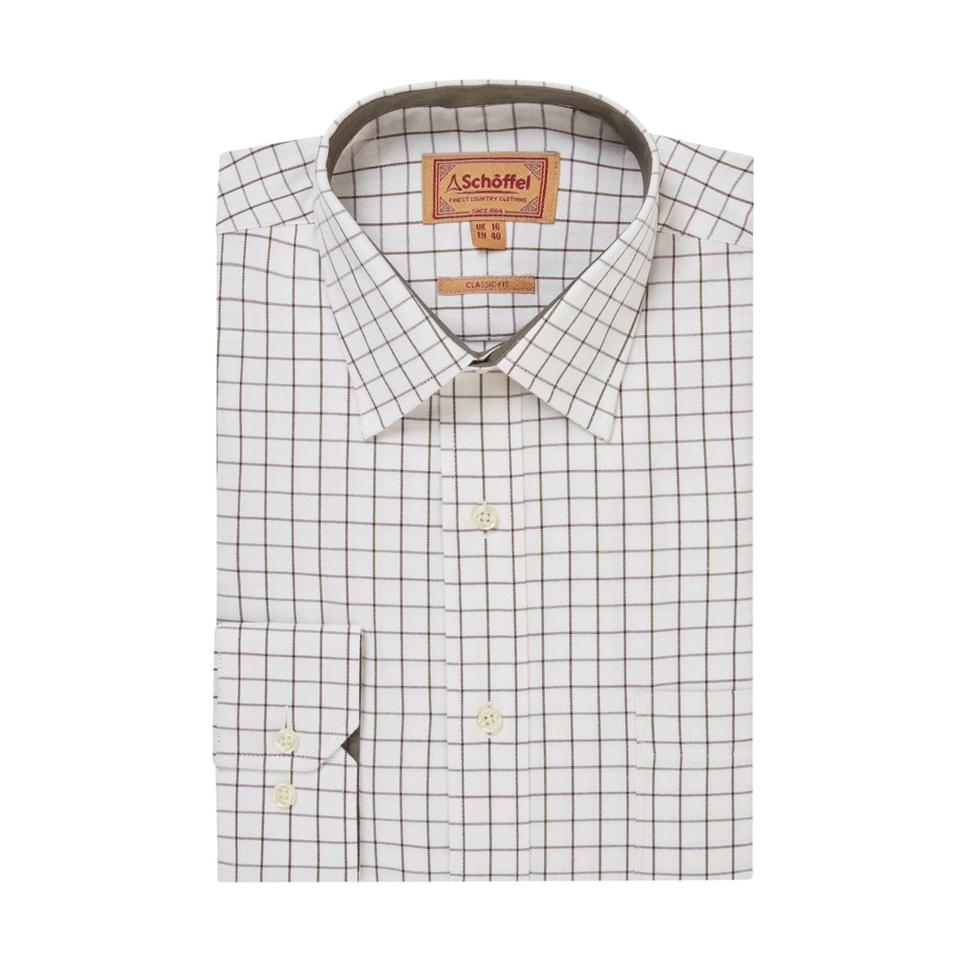 Schoffel Men's Burnham Tattersall Classic Shirt