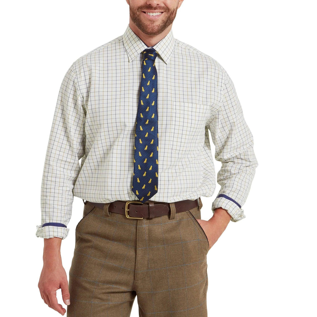 Schoffel Men's Burnham Tattersall Classic Shirt-Men's Clothing-Kevin's Fine Outdoor Gear & Apparel