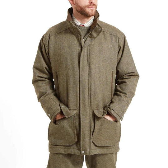 Schoffel Men's Ptarmigan Tweed Classic Coat-Men's Clothing-Kevin's Fine Outdoor Gear & Apparel