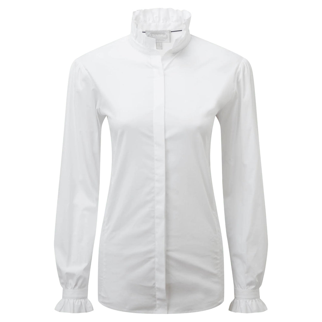 Schoffel Ladies Fakenham Shirt-Women's Clothing-White-US4/UK8-Kevin's Fine Outdoor Gear & Apparel