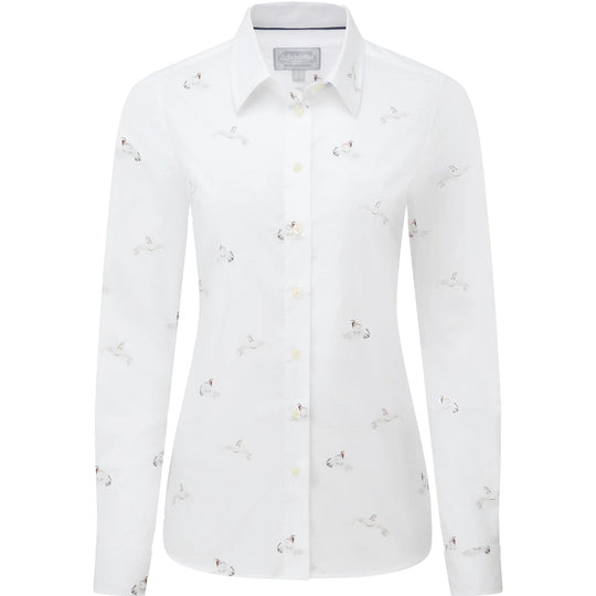 Schoffel Ladies Norfolk Shirt-Women's Clothing-Ptarmigan-US4/UK8-Kevin's Fine Outdoor Gear & Apparel