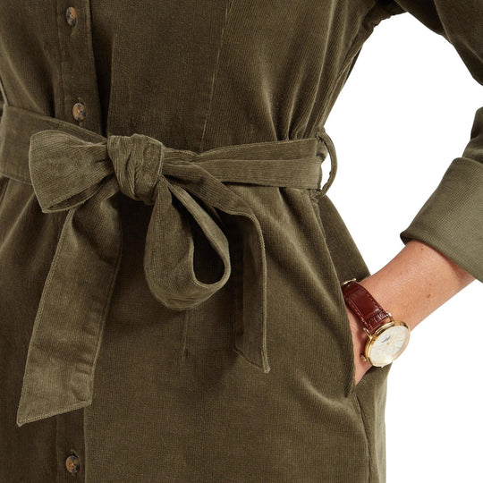 Schoffel Ladies Sage Cord Dress-Women's Clothing-Kevin's Fine Outdoor Gear & Apparel