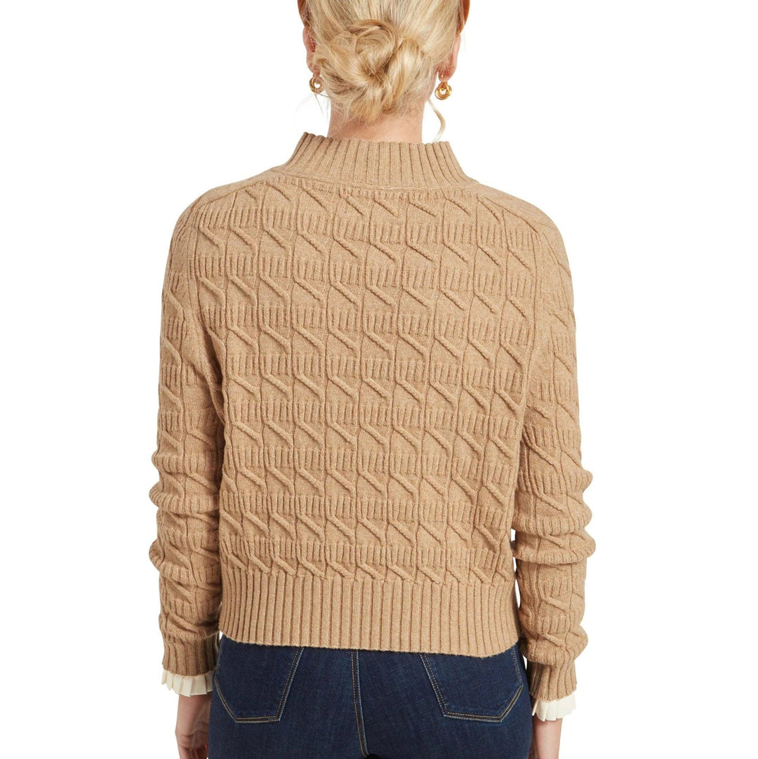 Schoffel Ladies Sandsend Cable Jumper-Women's Clothing-Kevin's Fine Outdoor Gear & Apparel