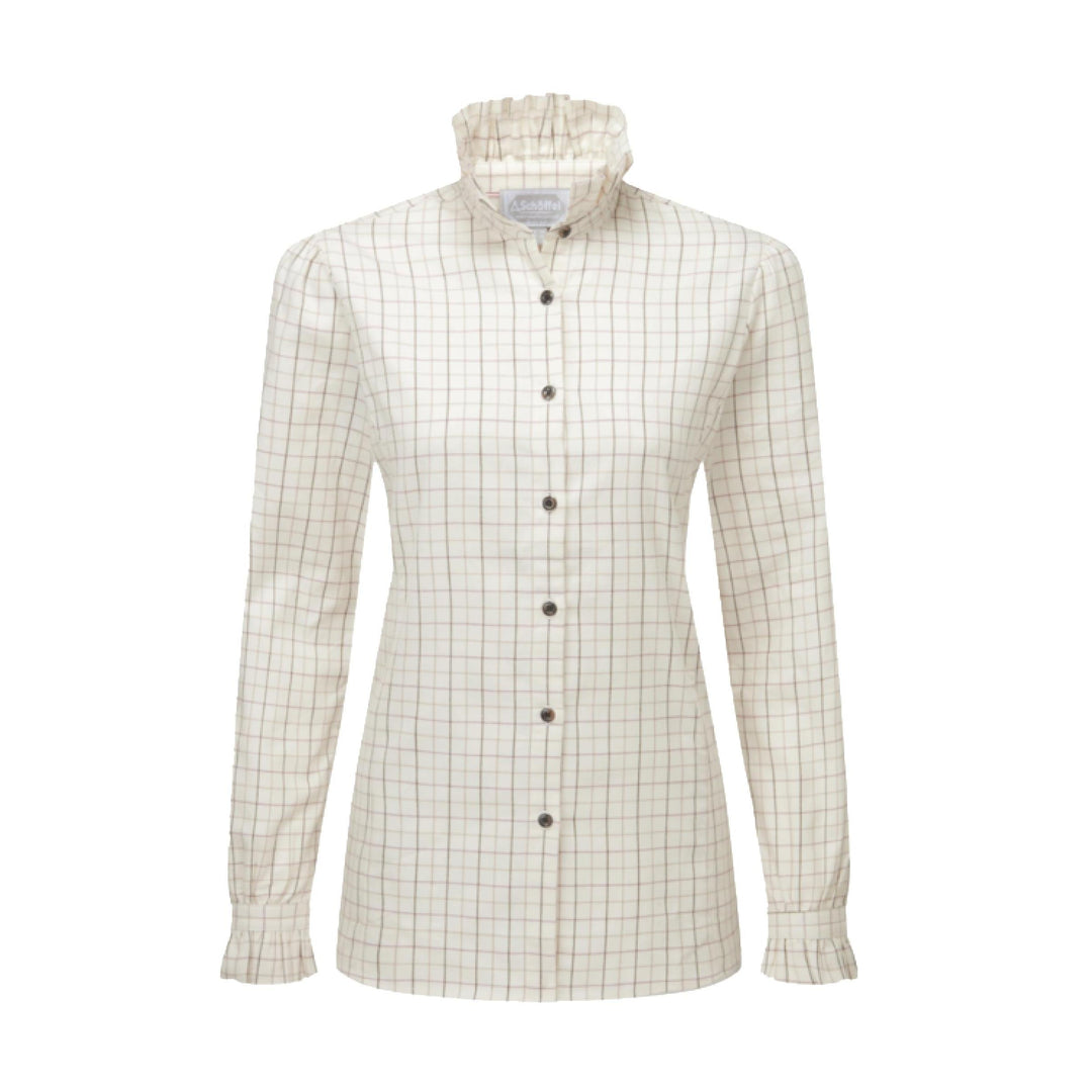 Schoffel Women's Sheringham Shirt-Women's Clothing-Cobblestone Tattersall-US 4/UK 8-Kevin's Fine Outdoor Gear & Apparel