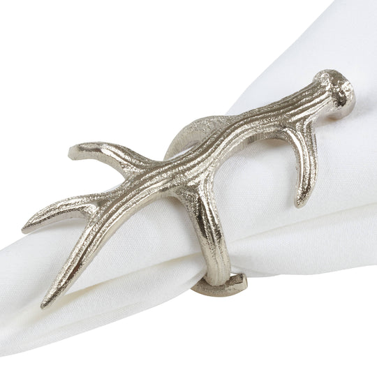 Kevin's Antler Napkin Ring-Silver-Kevin's Fine Outdoor Gear & Apparel