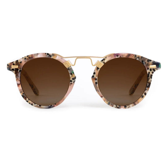 Krewe "ST. Louis" Sunglasses-Sunglasses-Pink Poppy 18K Polarized-Amber Gradient (P)-Kevin's Fine Outdoor Gear & Apparel