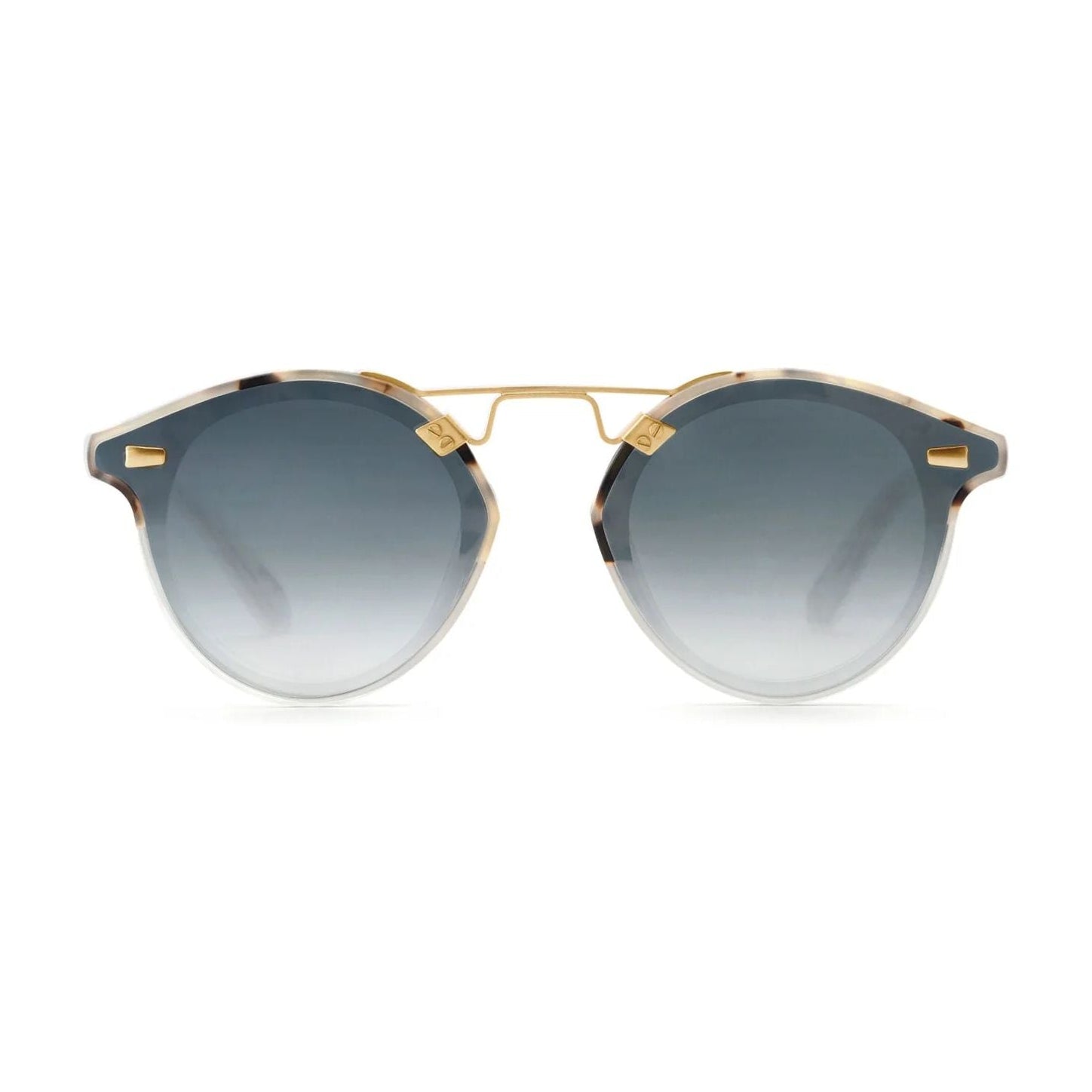 Krewe "STL Nylon" Sunglasses-Sunglasses-Matte Oyster to Crystal 24K Mirror Polarized-Silver Gradient Mirror (P)-Kevin's Fine Outdoor Gear & Apparel