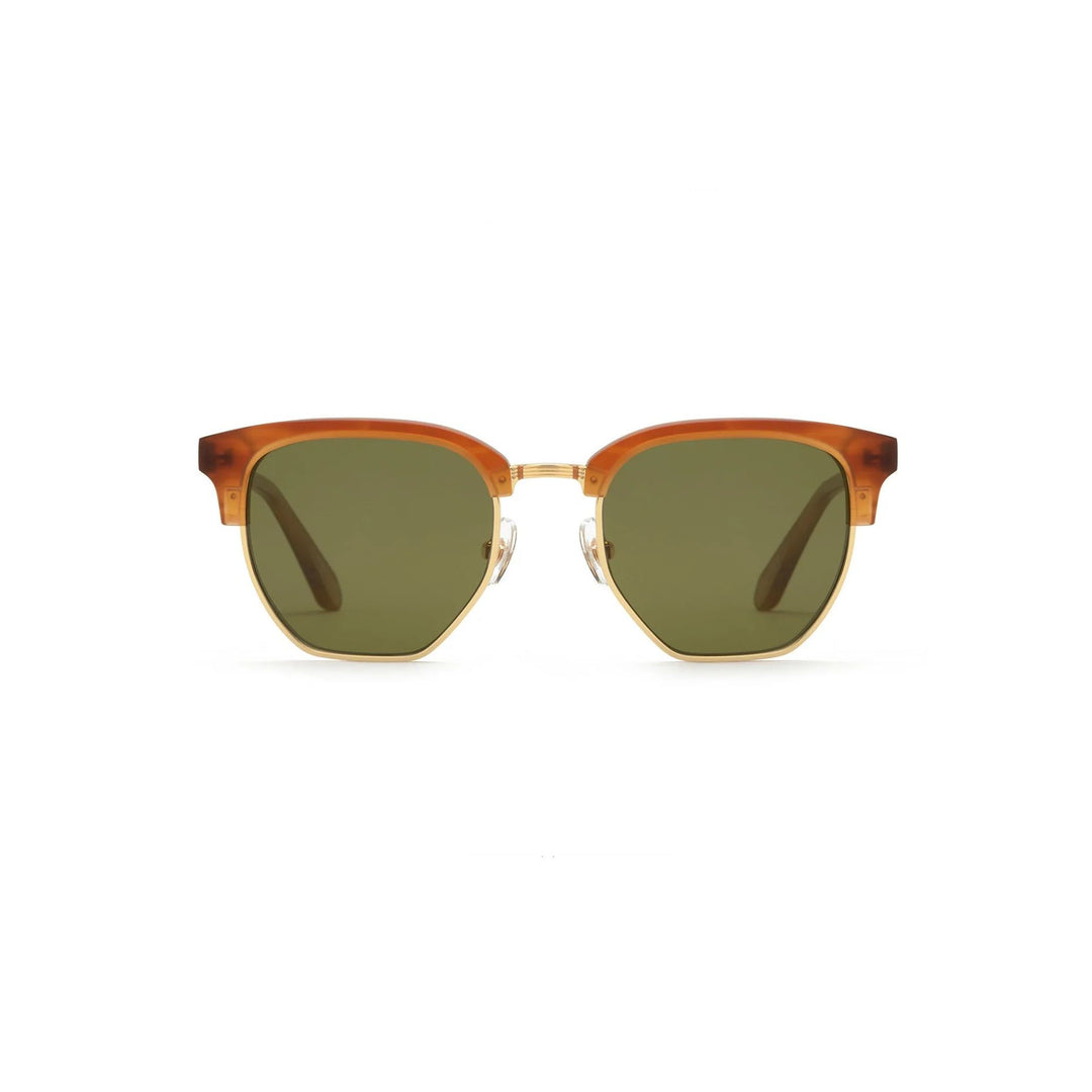 Krewe " Thalia " Sunglasses-Sunglasses-Matte Tobacco Polarized 24K-Grass Green (P)-Kevin's Fine Outdoor Gear & Apparel