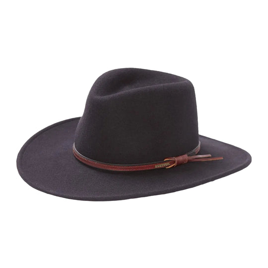 Stetson Bozeman Hat-Men's Accessories-Black-S-Kevin's Fine Outdoor Gear & Apparel