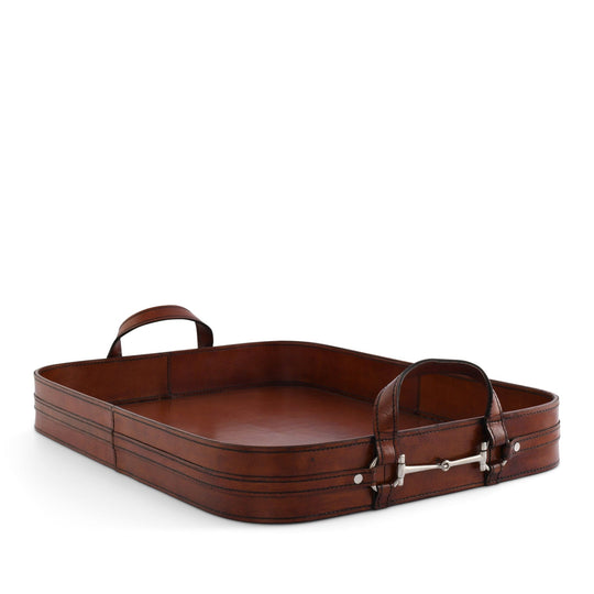 Premium Genuine Leather Bit Serving Tray-Home/Giftware-Kevin's Fine Outdoor Gear & Apparel