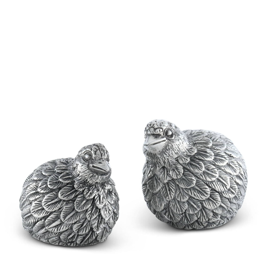 Pewter Salt & Pepper Set - Quail-Home/Giftware-Kevin's Fine Outdoor Gear & Apparel