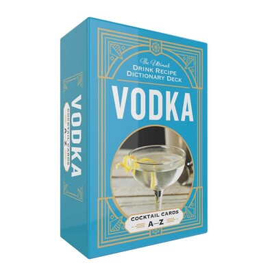 The Ultimate Drink Recipe Dictionary Deck Vokda Cocktail Cards A-Z-Media-Kevin's Fine Outdoor Gear & Apparel