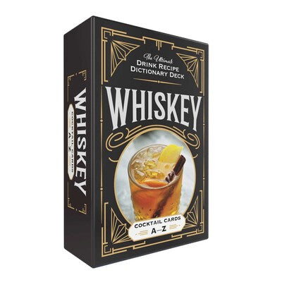 The Ultimate Drink Recipe Dictionary Deck Whiskey Cards A-Z-Media-Kevin's Fine Outdoor Gear & Apparel