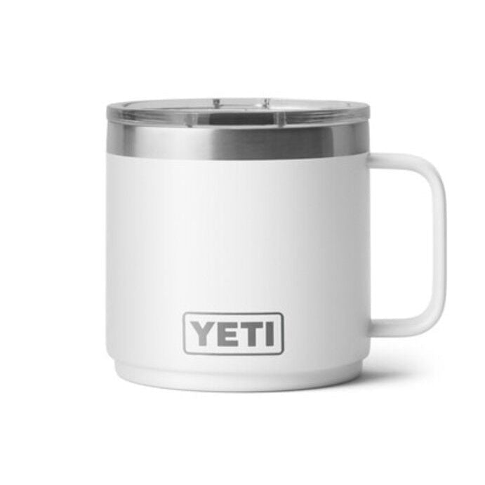 YETI Rambler 14 oz Ceramic Lined Mug 2.0 with MagSlider Lid-Hunting/Outdoors-White-Kevin's Fine Outdoor Gear & Apparel