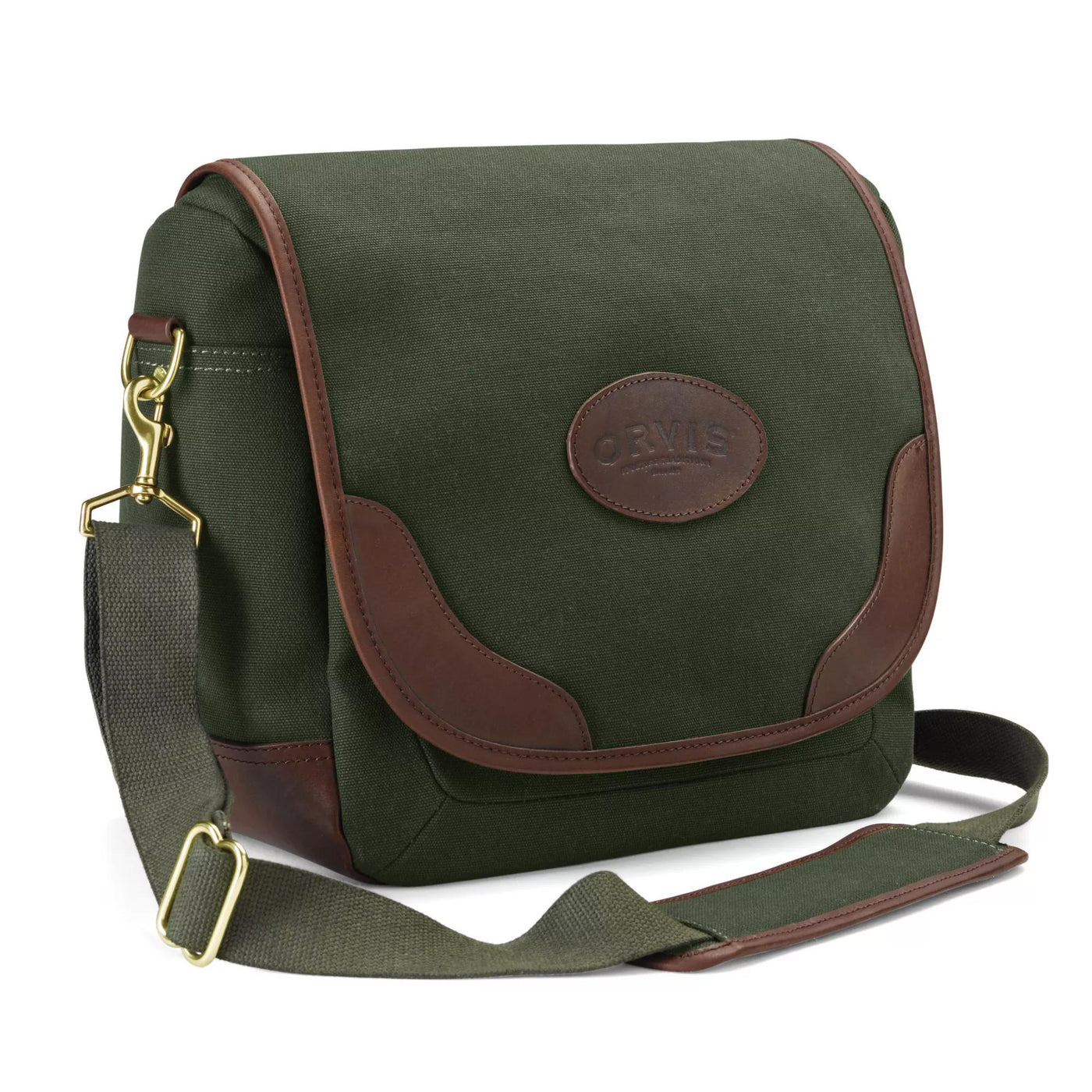 Orvis Battenkill Shoulder Bag-HUNTING/OUTDOORS-Green/Brown-Kevin's Fine Outdoor Gear & Apparel