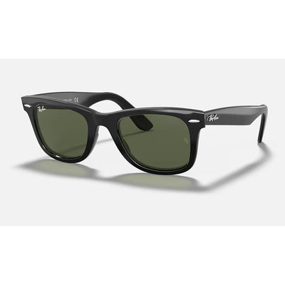 Ray Ban Original Wayfarer Sunglasses-Sunglasses-Black-Green Solid-Kevin's Fine Outdoor Gear & Apparel