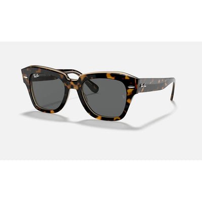 Ray Ban State Street Sunglasses-Sunglasses-Brown Tortoise-Dark Grey Classic-Kevin's Fine Outdoor Gear & Apparel