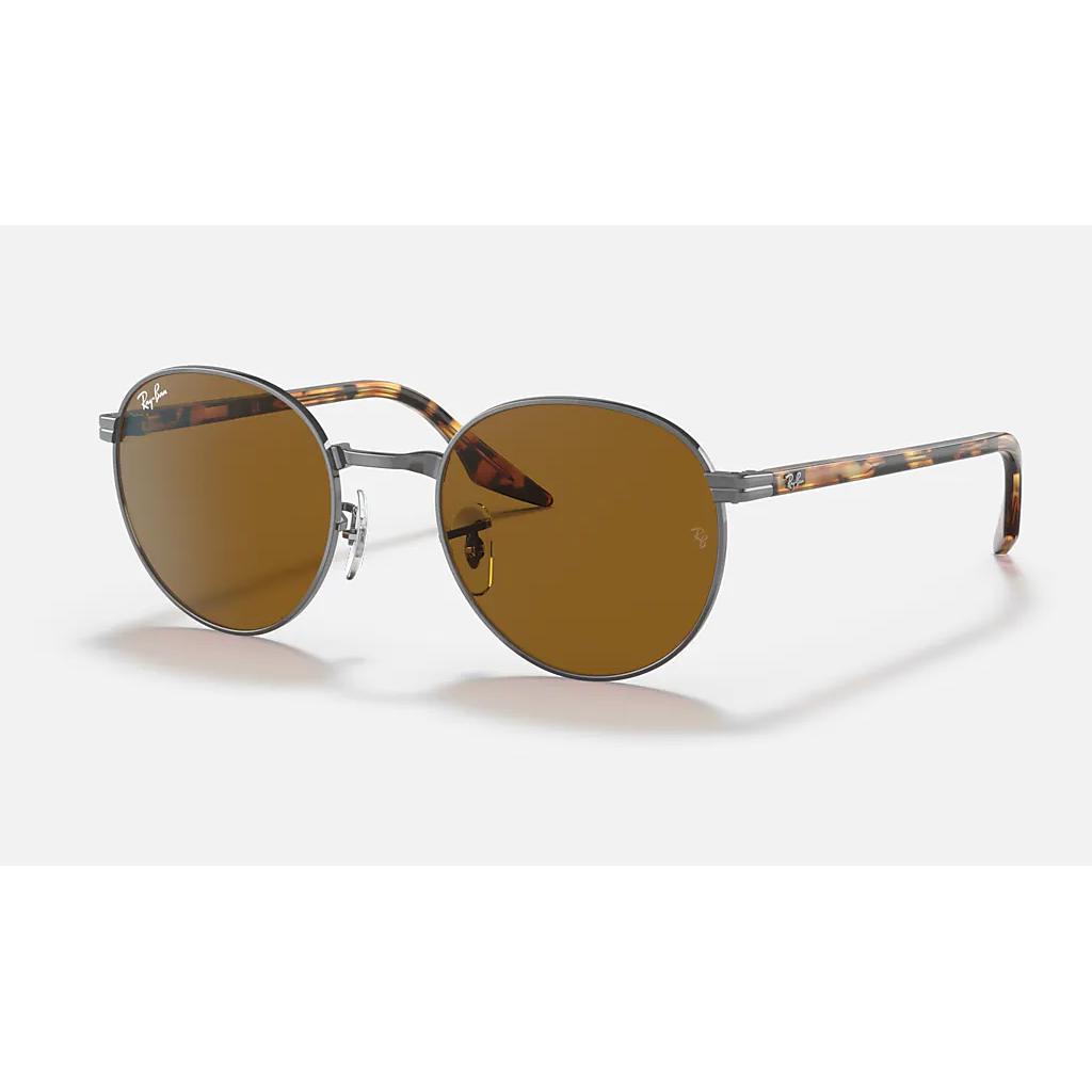 Ray Ban 0RB3691 Sunglasses-Sunglasses-Gunmetal-Brown Classic-Kevin's Fine Outdoor Gear & Apparel