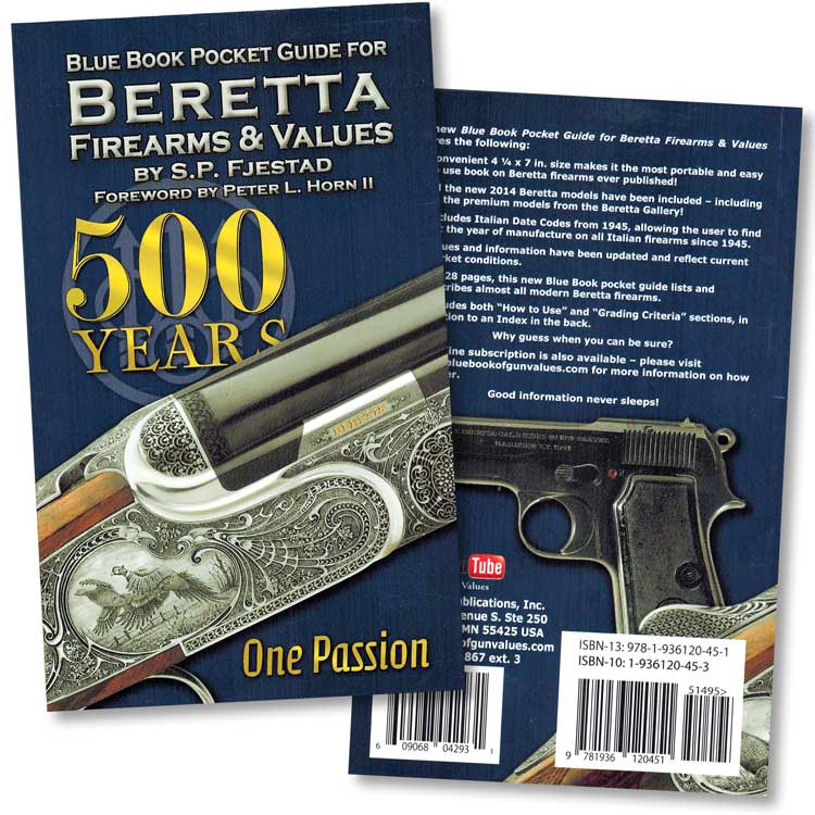 Beretta Firearms and Values Blue Book Pocket Guide