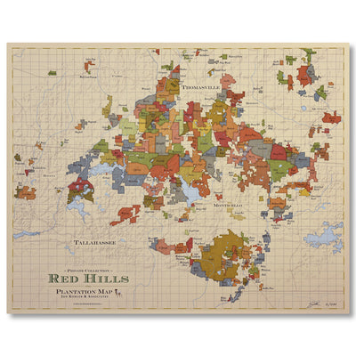 Red Hills Plantation Map