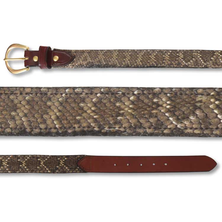 Kevin's Diamondback Rattlesnake Belt