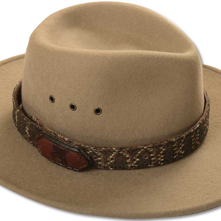 Diamondback Rattlesnake Adjustable 1" Hat Band