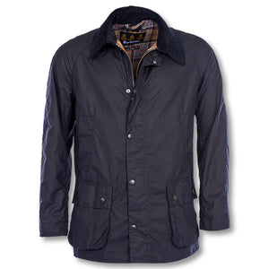 Barbour Washed Ashby Wax Jacket-MENS CLOTHING-NAVY-2X-LARGE-Kevin's Fine Outdoor Gear & Apparel