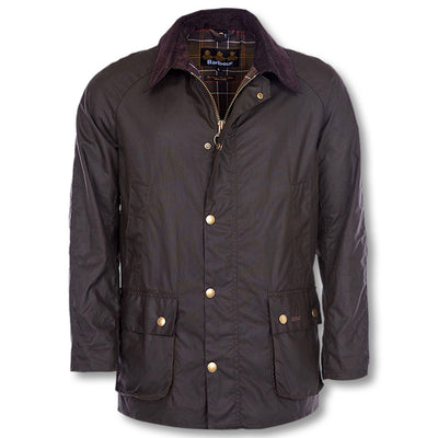 Barbour Washed Ashby Wax Jacket-MENS CLOTHING-OLIVE-LARGE-Kevin's Fine Outdoor Gear & Apparel