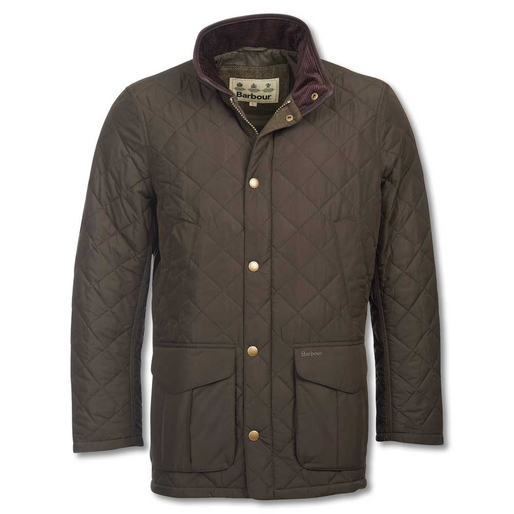 Barbour Devon Quilted Jacket-Men's Clothing-OLIVE-S-Kevin's Fine Outdoor Gear & Apparel