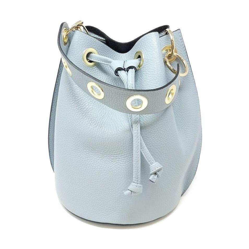 Italian Made Bucket Bag-Handbags-GREY-Kevin's Fine Outdoor Gear & Apparel