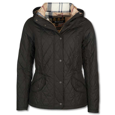 Barbour Women's Millfire Quilt-WOMENS CLOTHING-Black/Hessian-8-Kevin's Fine Outdoor Gear & Apparel