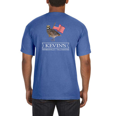 Kevin's Patriotic Bob Short Sleeve T-Shirt-T-Shirts-MYSTIC BLUE-S-Kevin's Fine Outdoor Gear & Apparel