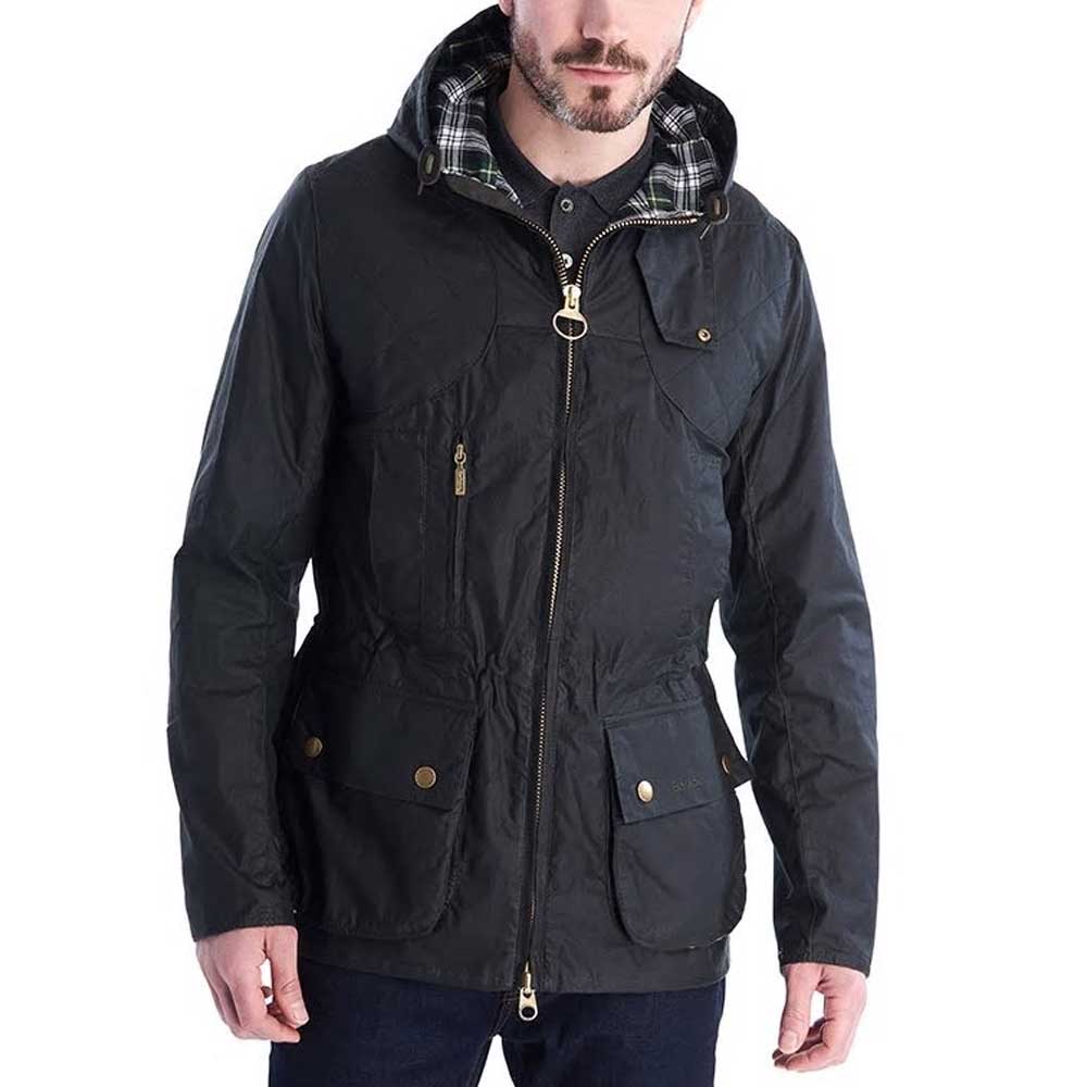 Barbour Icons Men's Durham Wax Jacket-Men's Clothing-Kevin's Fine Outdoor Gear & Apparel