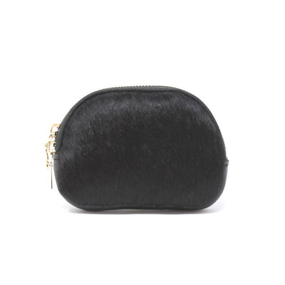 Kevin's Ladies Calf Skin Coin Purse-Handbags-German Fuentes-Black-Kevin's Fine Outdoor Gear & Apparel