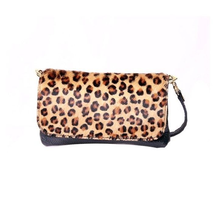 Kevin's Ladies Mini Calf Skin Purse-Handbags-German Fuentes-Cheetah-Kevin's Fine Outdoor Gear & Apparel