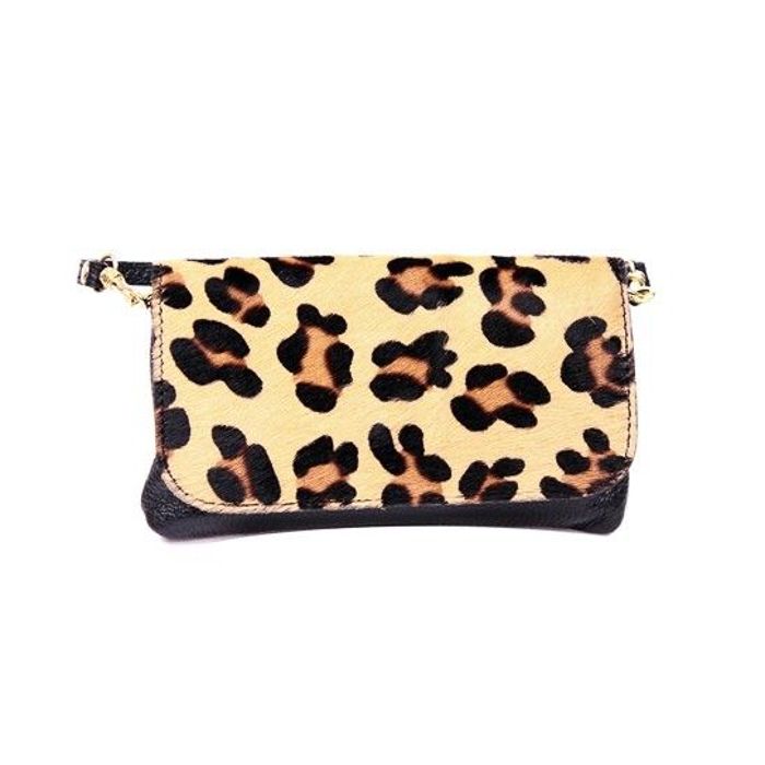 Kevin's Ladies Mini Calf Skin Purse-Handbags-German Fuentes-Leopard-Kevin's Fine Outdoor Gear & Apparel