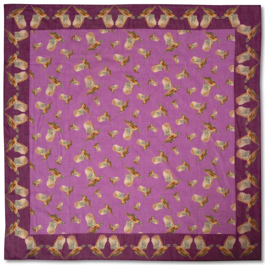 Kat McCall Flying Quail Scarf/Bandana-Women's Accessories-Lavender-Kevin's Fine Outdoor Gear & Apparel