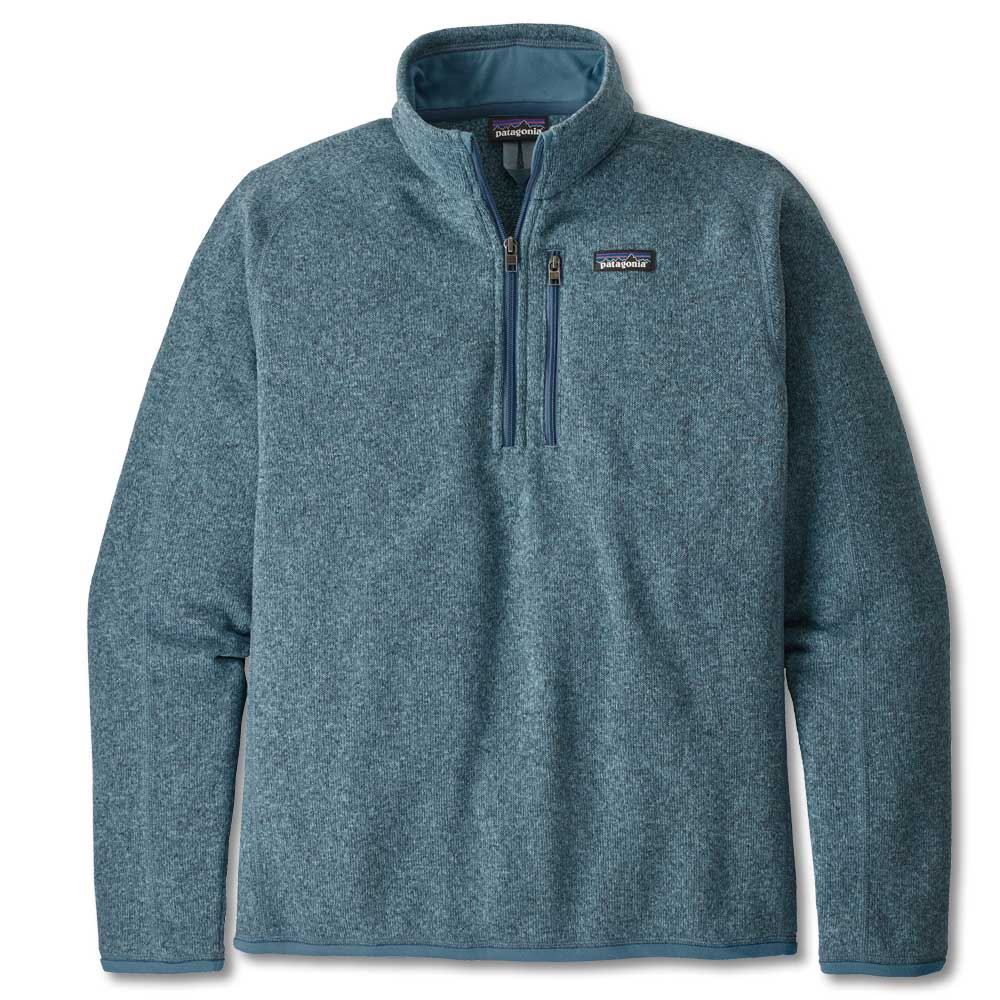 Patagonia Men's Better Sweater 1/4 Zip-MENS CLOTHING-Pigeon Blue-S-Kevin's Fine Outdoor Gear & Apparel