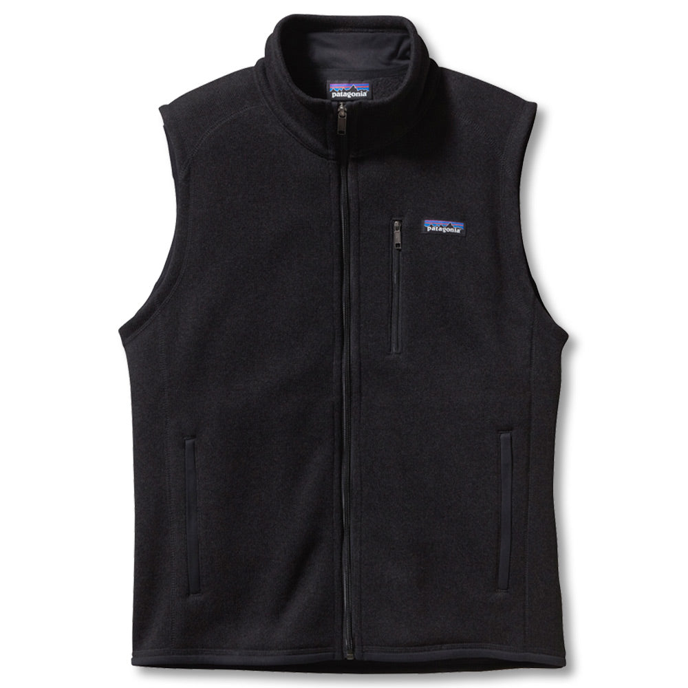 Patagonia Men's Better Sweater Vest-MENS CLOTHING-Black-S-Kevin's Fine Outdoor Gear & Apparel