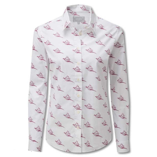 Schoffel Ladies Norfolk Shirt-WOMENS CLOTHING-Schöffel Country-FIG PHEASANT-US16/UK20-Kevin's Fine Outdoor Gear & Apparel