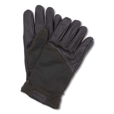Barbour Hebden Leather Gloves-Men's Accessories-Dark Brown-S-Kevin's Fine Outdoor Gear & Apparel
